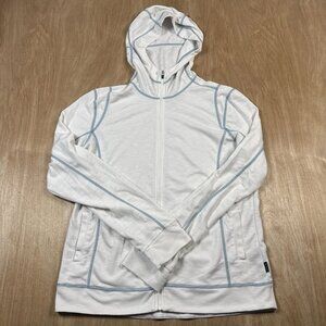 Kuhl Touch Women’s White Full Zip Long Sleeve Outdoors Hoodie Size Medium